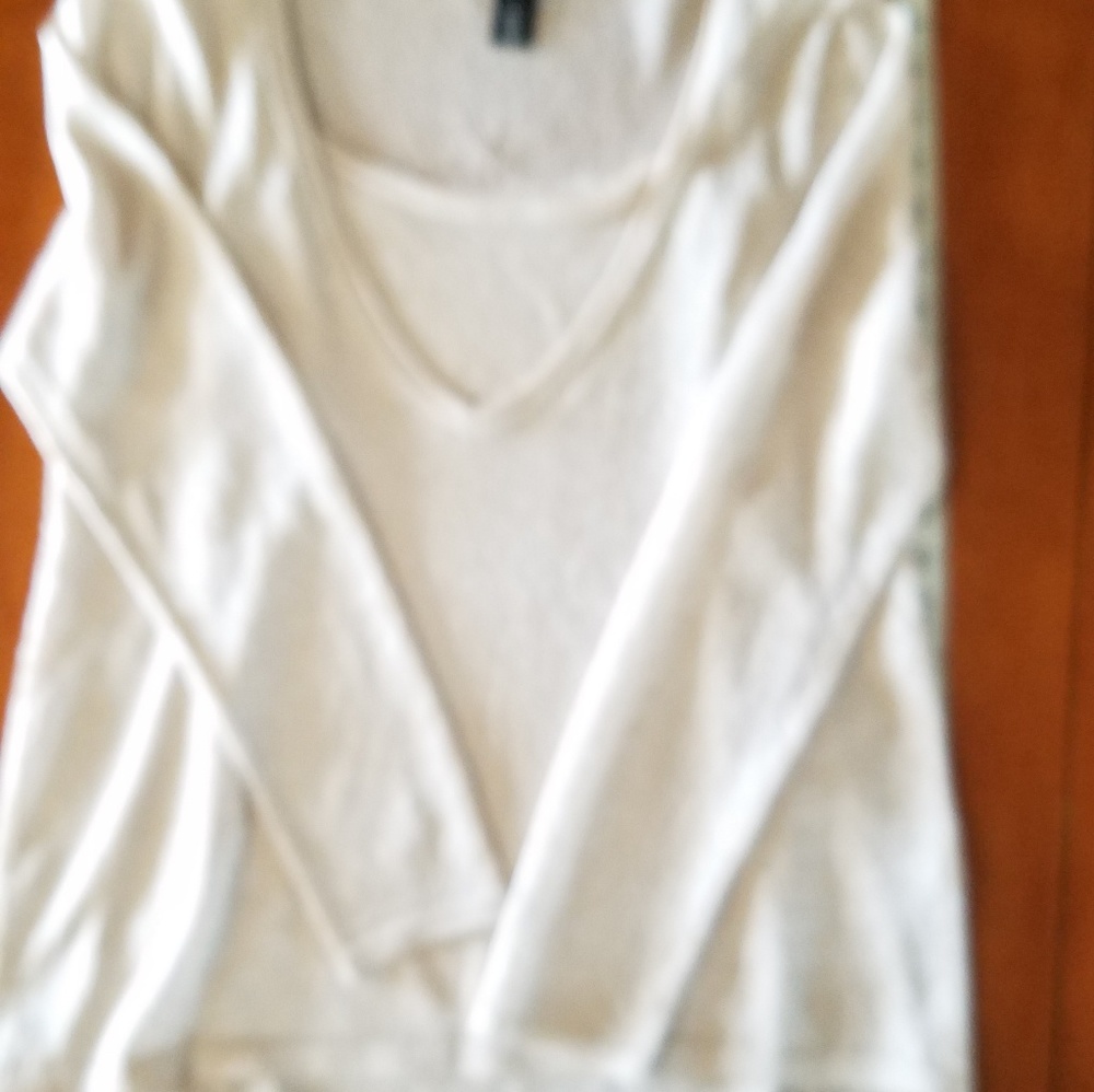 White House Black Market 2 pc blush pink metaltop